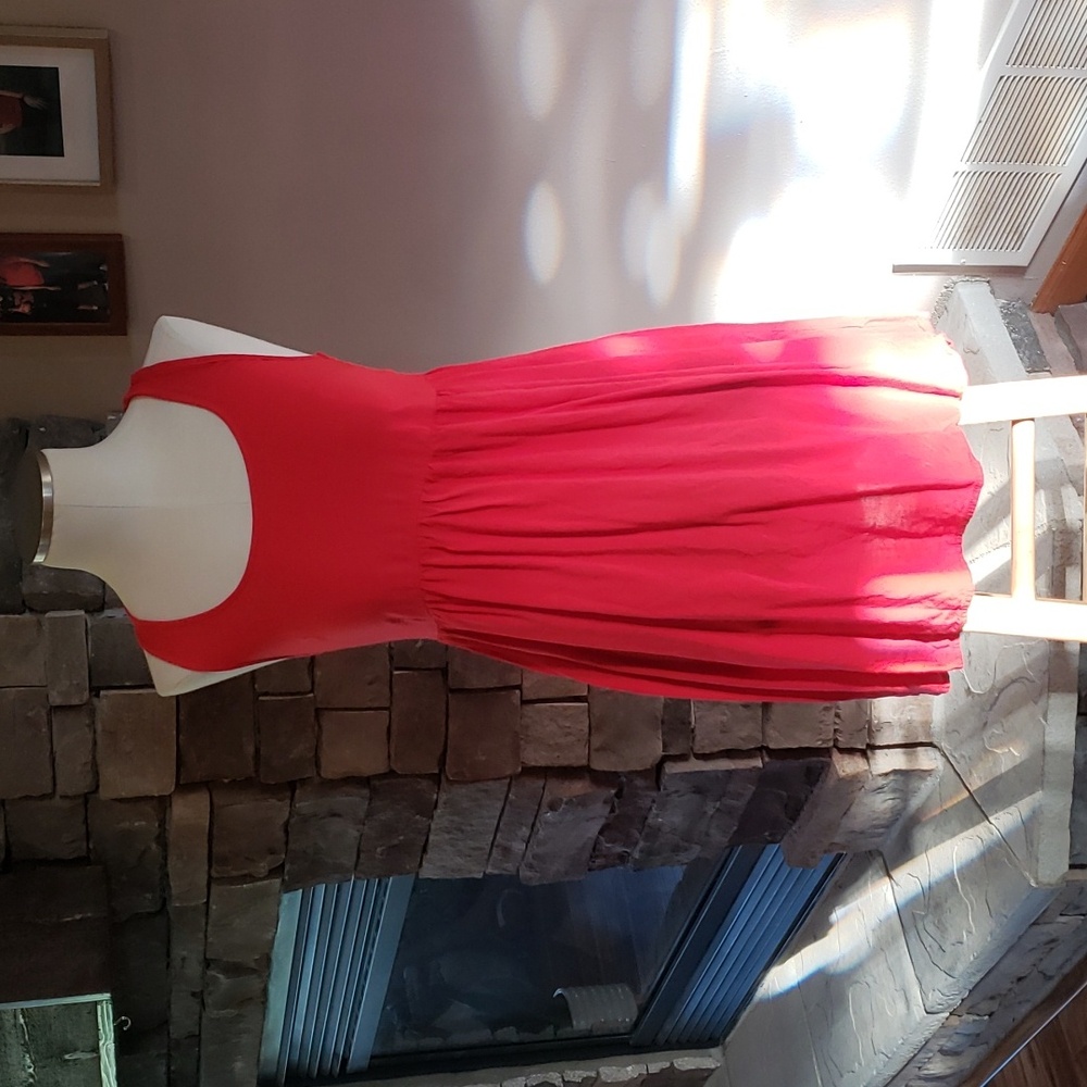 Xhilaration coral dress, size med